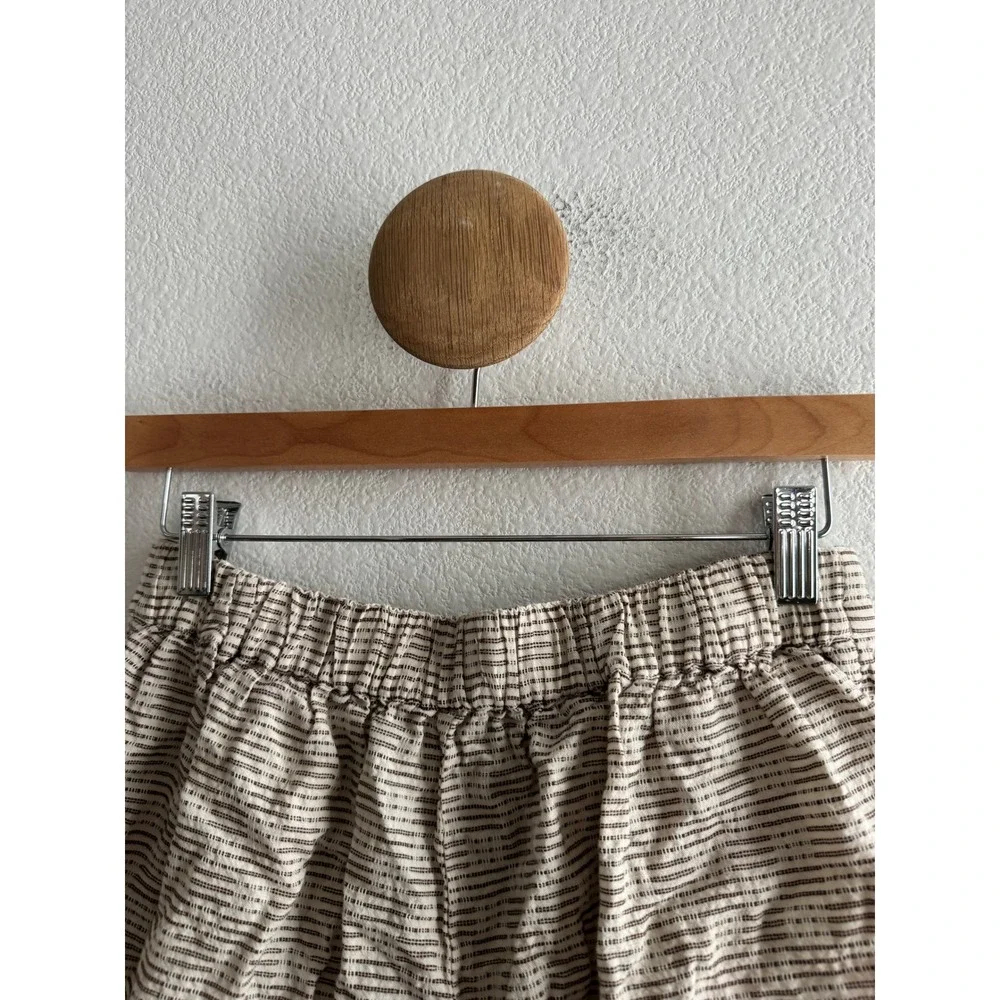 Madewell Linen Blend Pull On Jacquard Shorts Size Small - Picture 5 of 7